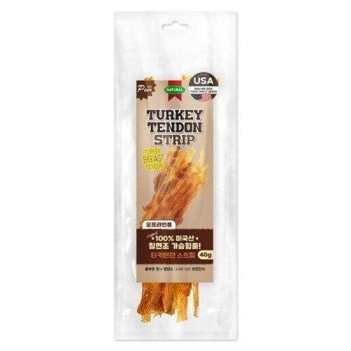 (피어) 칠면조 가슴힘줄 스트립 40g