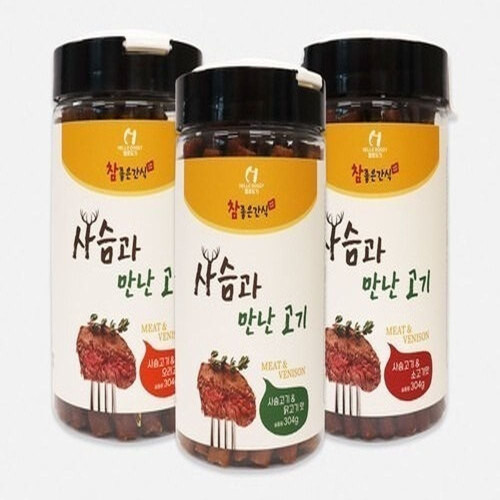 (2개묶음)(참좋은간식) 사슴과만난고기 소고기