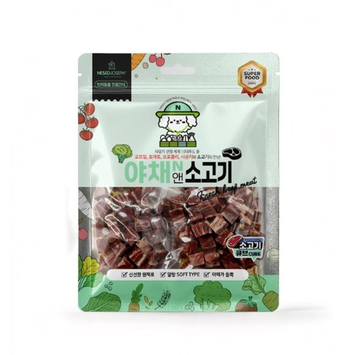 (2개묶음)야채앤 소고기 큐브 160g