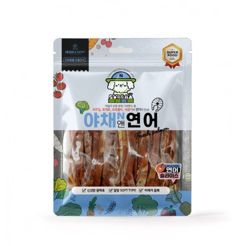 (2개묶음)야채앤 연어 슬라이스 160g