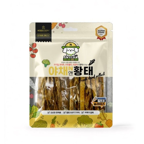(2개묶음)야채앤 황태 슬라이스 160g