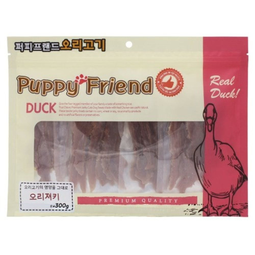 (2개묶음)(퍼피프랜드) 오리져키 300g