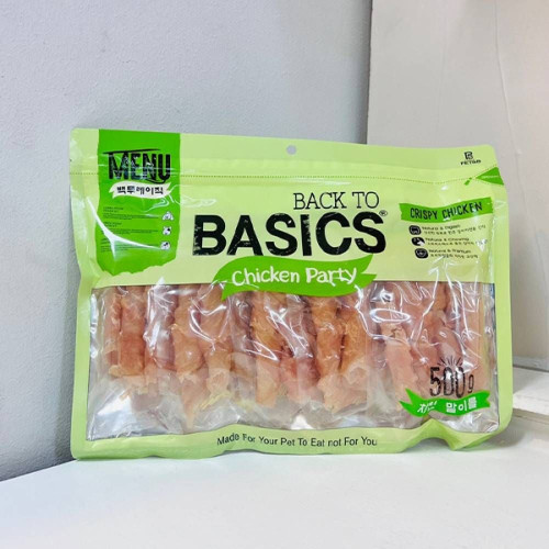 TBZ 백투베이직 강아지 간식 치킨 말이롤 500g
