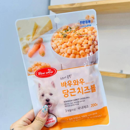 TBZ 바우와우 당근치즈볼 200g