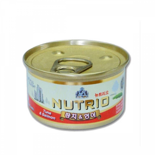 TBZ 뉴트리오 고양이 캔 참치 연어 80g